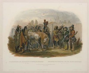 Rencontre Des Voyageurs Avec Des Indiens Meunitarri Par Alex Manceau — Karl Bodmer