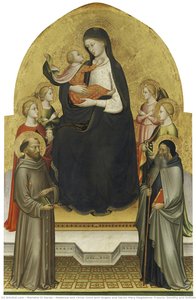 Madonna and Christ Child with Angels and Saints Mary Magdalene, Francis, Dorothy and Anthony Abbot