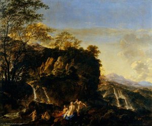 Landscape with Nymphs Bathing