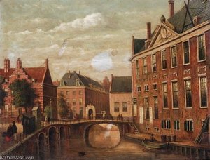 View Along A Dutch Canal