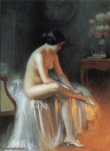 A Nude By Firelight — Делфин Енжолра