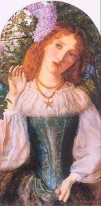 The Lady With The Lilacs — Arthur Hughes