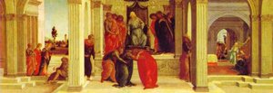 Three Scenes From The Story Of Esther — Filippino Lippi, Renaissance