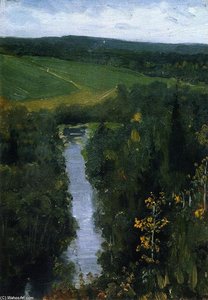 The Vorya River — Victor Vasnetsov