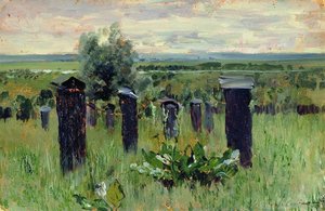 Landscape With Beehives — Isaak Ilyich Levitan