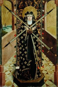 Virgin Of Seven Sorrows From The Dome Altar — Absolon Stumme