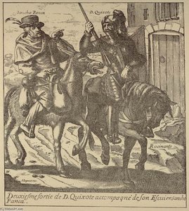 Don Quixote And Sancho Pansa — Jacques Lagniet