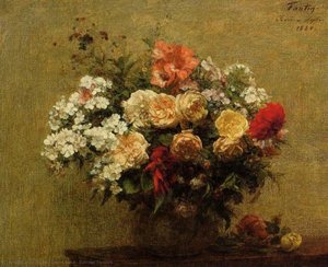 Summer Flowers — Henri Fantin-latour, Realism