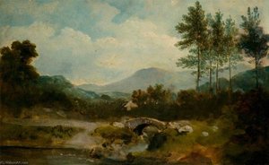 Grange Bridge in Borrowdale, Cumberland