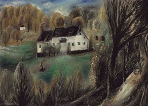Autumn landscape, peekskill, new york, (1928)