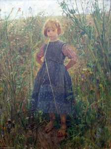 Little Princess On The Heath — Fritz Von Uhde