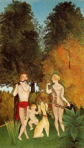 Happy Quartet — Henri Julien Félix Rousseau (le Douanier), Symbolism