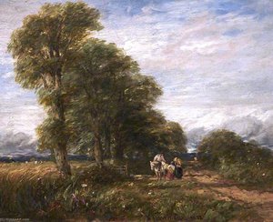 Lane Near Rowley Regis — David Cox The Elder