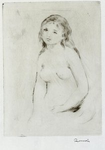 Studie Für Eine Bädin — Pierre-auguste Renoir