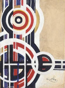 Descending Circles — František Kupka
