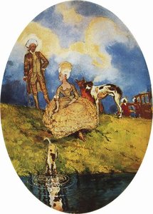 Rest After A Walk — Konstantin Andreevic Somov