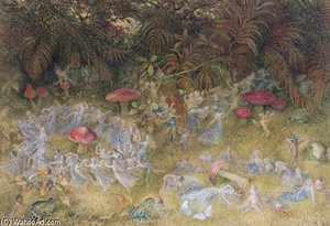 Fairy Rings And Toadstools — Richard Doyle