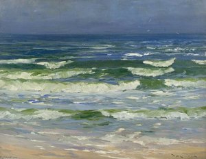 Sea Piece - Floors Bay Near Auchmithie — William Bradley Lamond