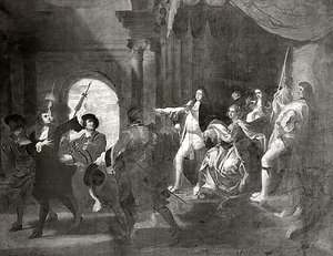 Monmouth Before James Ii, (painting) — John Singleton Copley