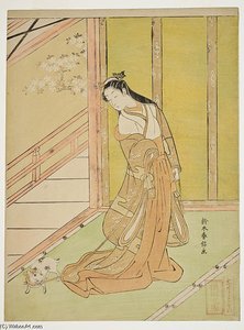 Prinzessin Sannomiya — Suzuki Harunobu