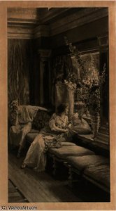 View From A Window — Lourens Alma Tadema