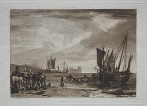 Vessels Unloading — Joseph Mallord William Turner, Romanticism