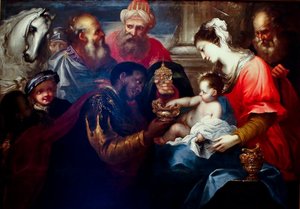 Adoration Des Mages — Bartolomeo Biscaino
