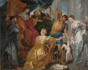 The Judgement Of Solomon — Workshop Of Peter Paul Rubens