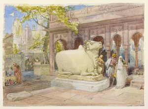 The Bull Nandi In The Courtyard Of The Golden Temple, Benares — Кримский Симпсон