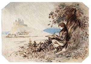 Artist Sketching — Daniel Maclise