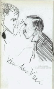 Two Men- Nose To Nose — George Benjamin Luks