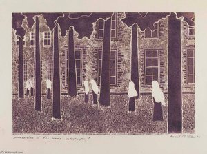 Procession Of Nuns — Frank Mcclure