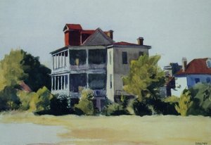 House With Veranda Charleston — Edward Hopper