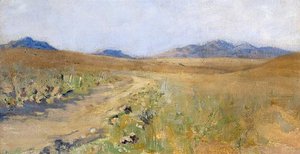 Arizona Landscape, (painting) — Anna Huntington Stanley