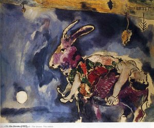 Der Traum (das Kaninchen) — Marc Chagall