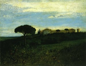 Vista De La Torre De Farges — Gustave Courbet