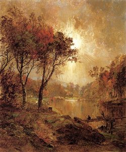 On The Ramapo River — Jasper Francis Cropsey