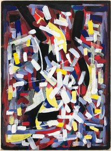 Abstract Composition — Hryhorii Havrylenko, Abstract Expressionism