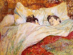 In Bed — Henri De Toulouse-lautrec, Post-impressionism