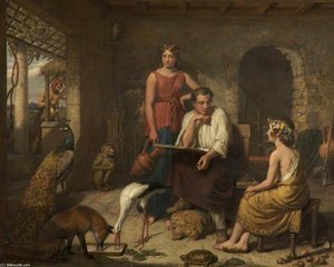 Aesop Composing His Fables — Charles Landseer