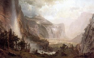 The Domes Of Yosemite — Albert Bierstadt