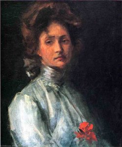 Portrait Of A Young Woman — William Merritt Chase