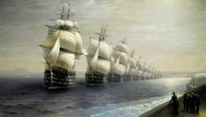 Parade Of The Black Sea Fleet — Ivan Konstantinovich Aivazovsky