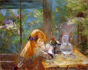 On The Veranda — Berthe Morisot