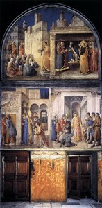 N,wand - Nordwand Der Kapelle — Fra Angelico, Frührenaissance