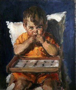 Child In A High Chair — Evan Walters