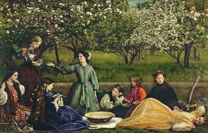 Apple Blossoms — Sir John Everett Millais
