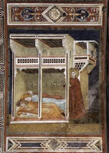 St Nicholas Throwing The Gold Bars To Three Poor Girls — Palmerino Di Guido