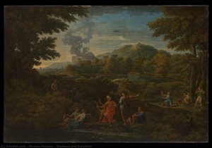 Orpheus And Eurydice — Nicolas Poussin, Baroque