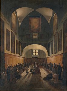 Choeur De La Chapelle Des Capucins Place De Barberini À Rome — François Marius Granet, Baroque